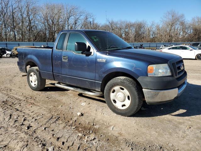 1FTRF12W95NB13565 - 2005 FORD F150 BLUE photo 4