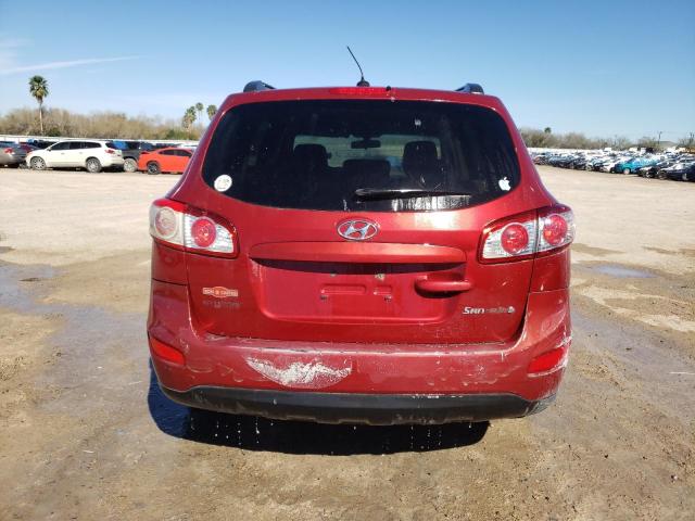 5XYZG3AB8BG027741 - 2011 HYUNDAI SANTA FE GLS RED photo 6