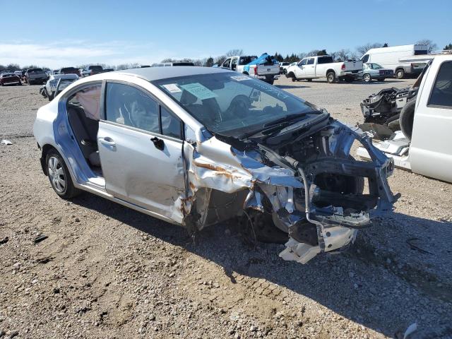 19XFB2F59FE079722 - 2015 HONDA CIVIC LX SILVER photo 4