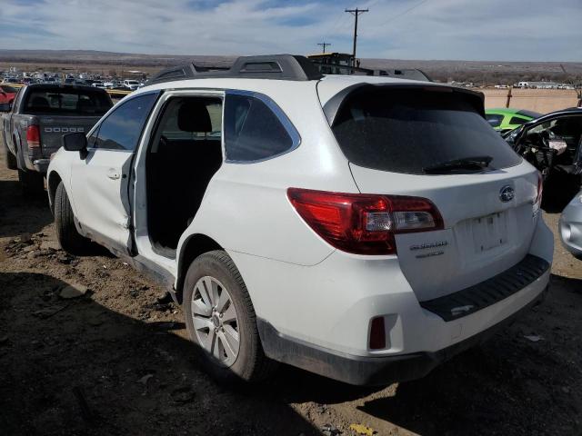 4S4BSAAC9H3420881 - 2017 SUBARU OUTBACK 2.5I WHITE photo 2