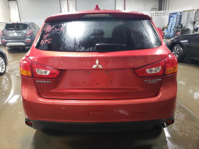 JA4AP3AU4HZ000345 - 2017 MITSUBISHI OUTLANDER ES RED photo 6