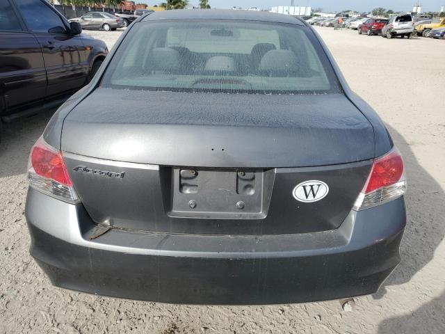 1HGCP2F36AA024631 - 2010 HONDA ACCORD LX GRAY photo 6