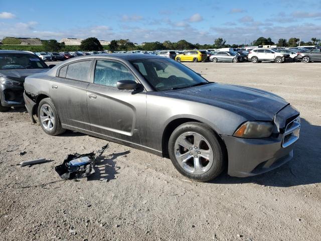 2B3CL3CG5BH526137 - 2011 DODGE CHARGER GRAY photo 4