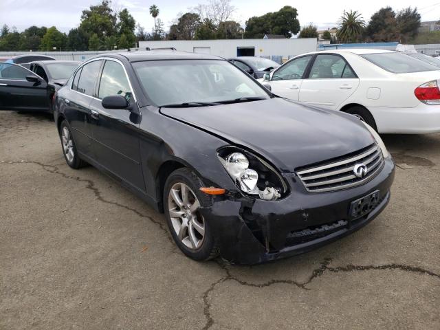 JNKCV51F05M307004 - 2005 INFINITI G35 BLACK photo 4