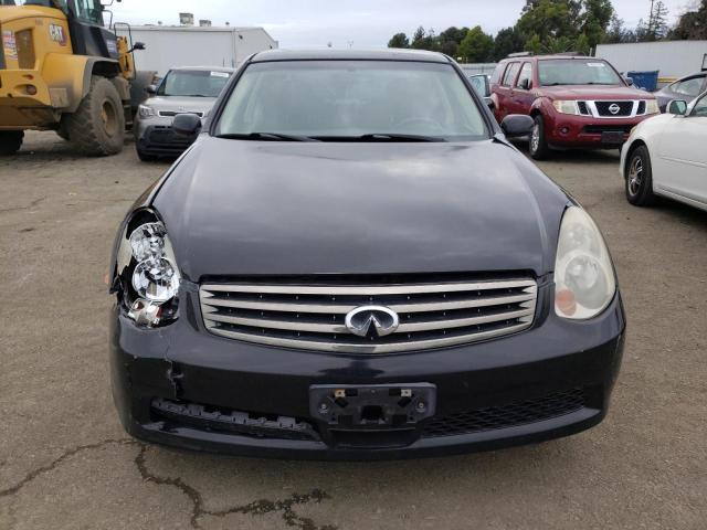 JNKCV51F05M307004 - 2005 INFINITI G35 BLACK photo 5