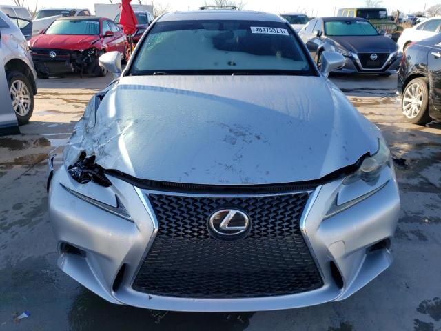 JTHBF1D2XE5010021 - 2014 LEXUS IS 250 SILVER photo 5