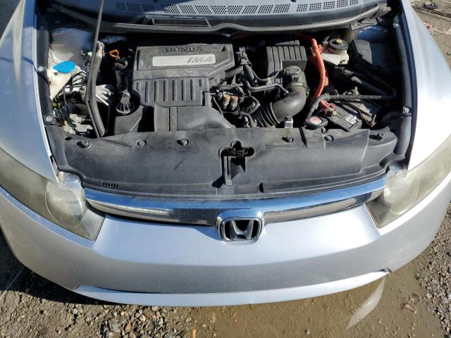 JHMFA36217S006114 - 2007 HONDA CIVIC HYBRID SILVER photo 11