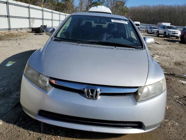 JHMFA36217S006114 - 2007 HONDA CIVIC HYBRID SILVER photo 5