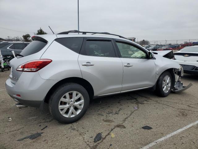 JN8AZ1MW6DW309994 - 2013 NISSAN MURANO S SILVER photo 3