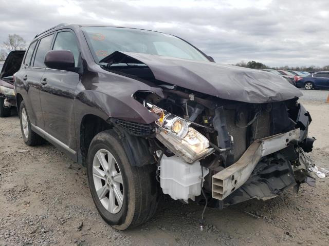 5TDZK3EH3BS039487 - 2011 TOYOTA HIGHLANDER BASE أرجواني صورة 1