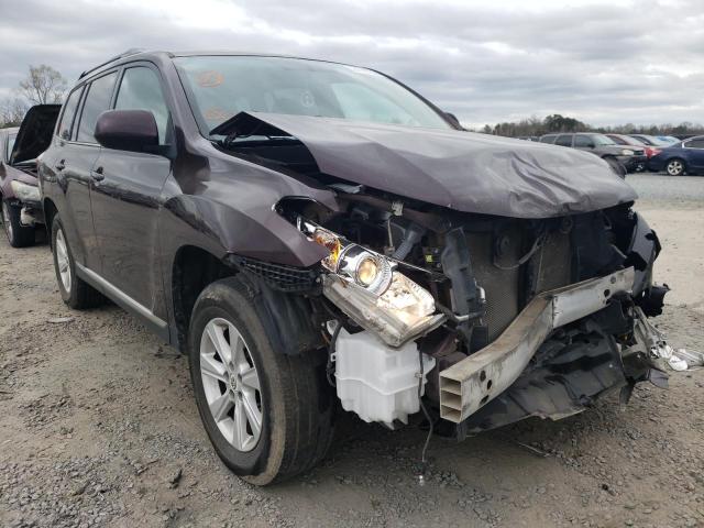 5TDZK3EH3BS039487 - 2011 TOYOTA HIGHLANDER BASE أرجواني صورة 9