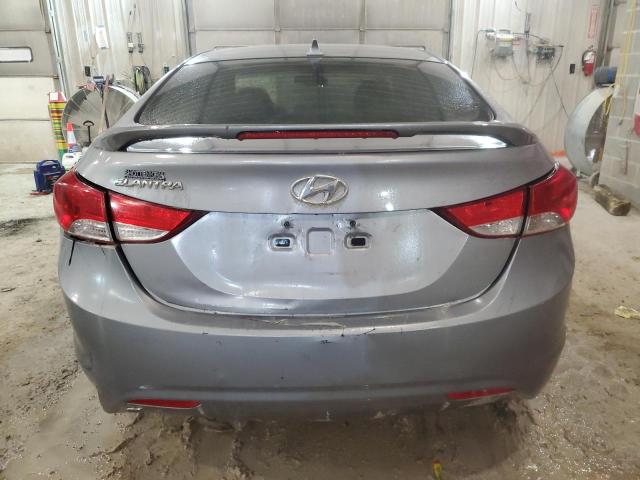 KMHDH4AE5DU900088 - 2013 HYUNDAI ELANTRA GLS SILVER photo 6