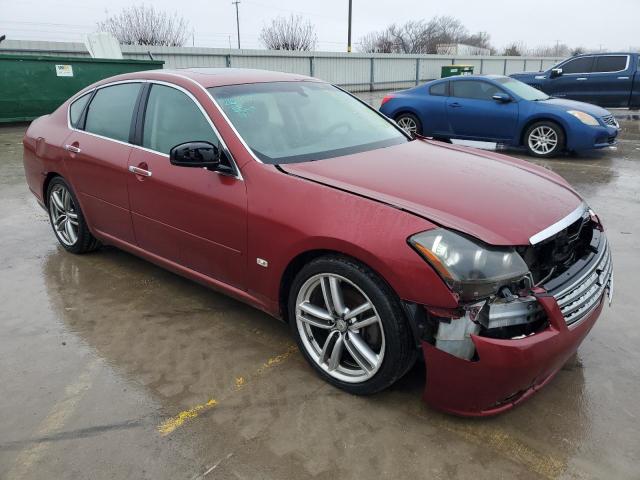 JNKBY01E76M204810 - 2006 INFINITI M45 BASE BURGUNDY photo 4