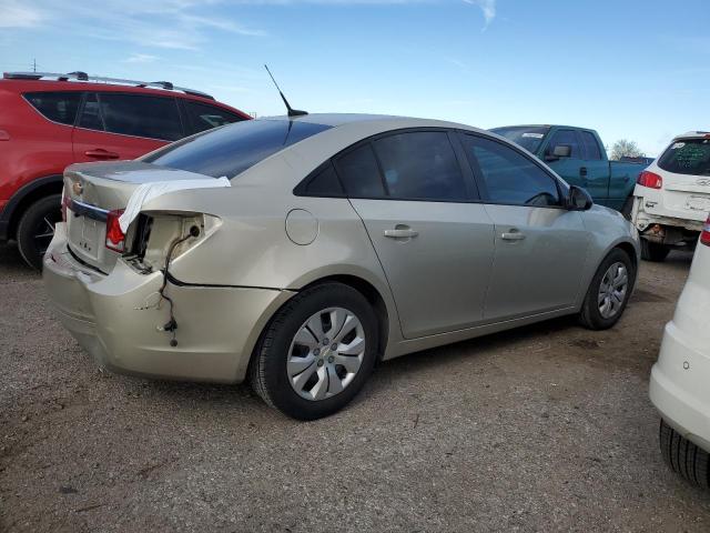 1G1PA5SHXD7169007 - 2013 CHEVROLET CRUZE LS GOLD photo 3