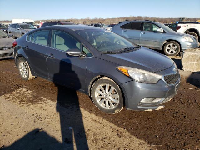 KNAFX4A81F5282269 - 2015 KIA FORTE EX BLUE photo 4