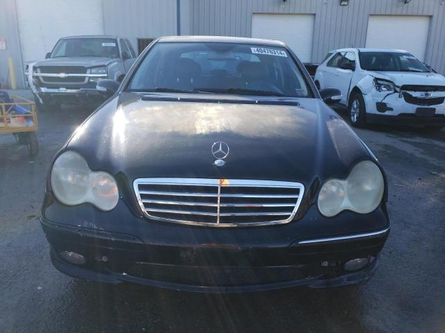 WDBRF52H87A948526 - 2007 MERCEDES-BENZ C 230 BLACK photo 5