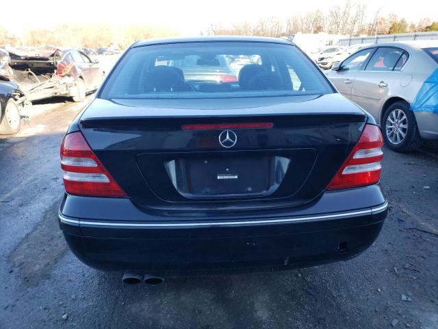 WDBRF52H87A948526 - 2007 MERCEDES-BENZ C 230 BLACK photo 6