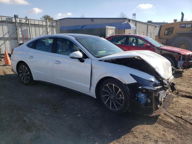 5NPEH4J24MH102223 - 2021 HYUNDAI SONATA LIMITED WHITE photo 4