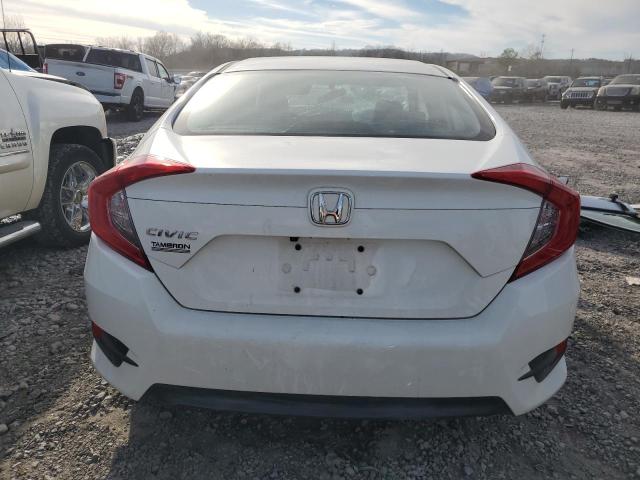 19XFC2F59JE000751 - 2018 HONDA CIVIC LX WHITE photo 6