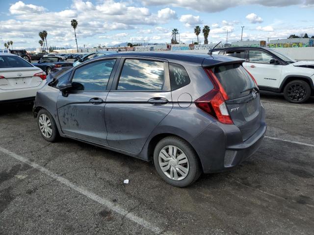 3HGGK5H5XFM721178 - 2015 HONDA FIT LX GRAY photo 2