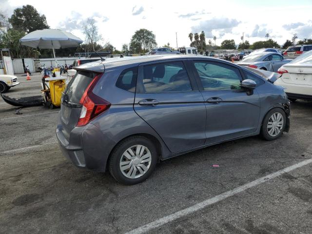 3HGGK5H5XFM721178 - 2015 HONDA FIT LX GRAY photo 3