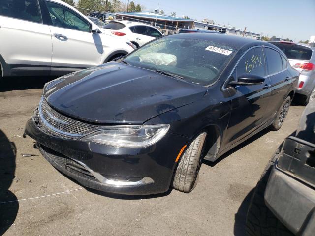 1C3CCCCB8FN545205 - 2015 CHRYSLER 200 C BLACK photo 2