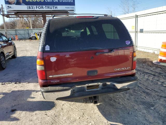 1GNEC16Z63J248574 - 2003 CHEVROLET SUBURBAN C1500 RED photo 6