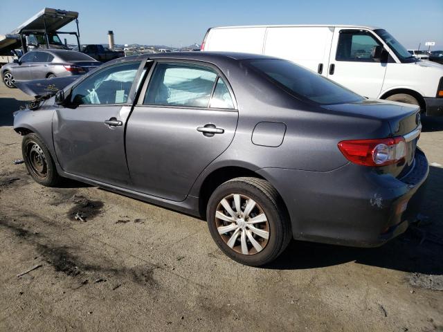 5YFBU4EE3CP020035 - 2012 TOYOTA COROLLA BASE GRAY photo 2