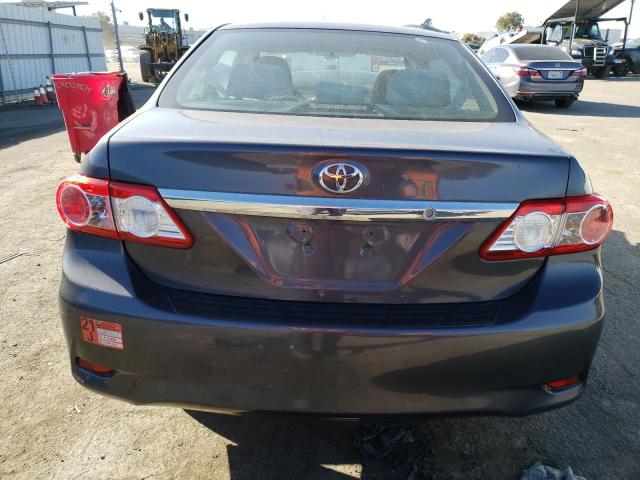 5YFBU4EE3CP020035 - 2012 TOYOTA COROLLA BASE GRAY photo 6