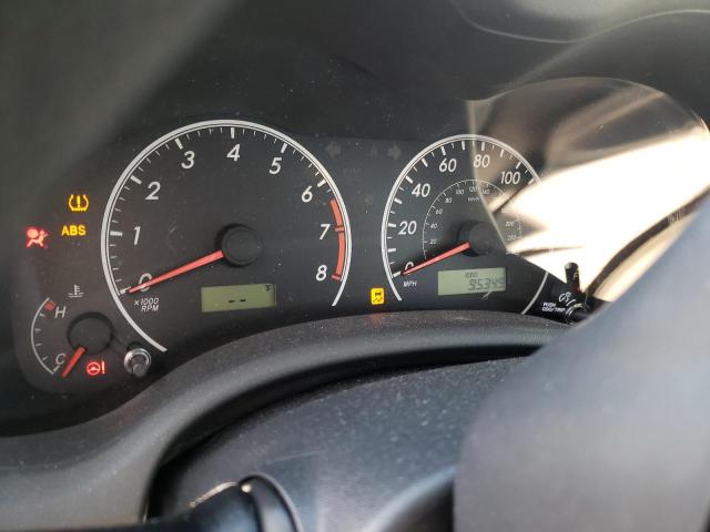 5YFBU4EE3CP020035 - 2012 TOYOTA COROLLA BASE GRAY photo 9