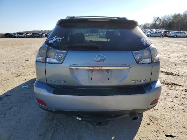 2T2GK31U87C021475 - 2007 LEXUS RX 350 BLUE photo 6