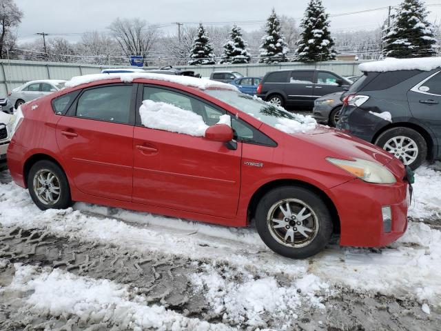 JTDKN3DU6A0025852 - 2010 TOYOTA PRIUS RED photo 4