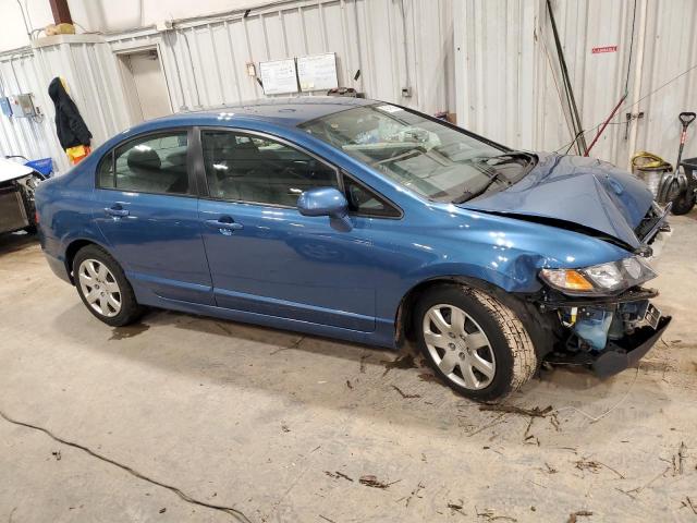 19XFA1F52BE000821 - 2011 HONDA CIVIC LX BLUE photo 4