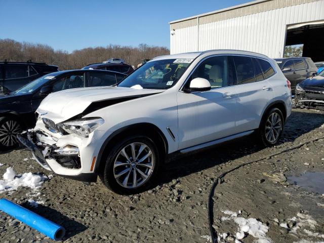 5UXTR9C56KLR06832 - 2019 BMW X3 XDRIVE30I WHITE photo 1