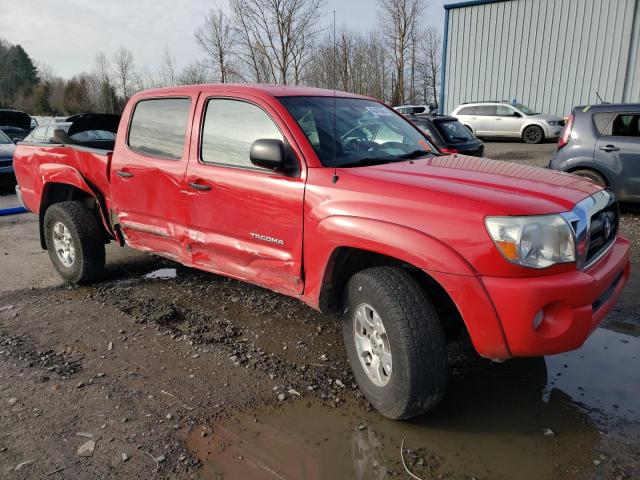 5TEMU52N55Z031716 - 2005 TOYOTA TACOMA DOUBLE CAB LONG BED RED photo 4