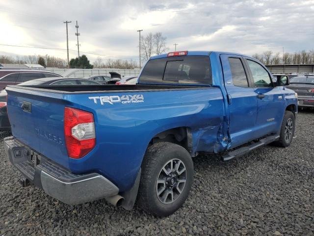 5TFUY5F13GX565657 - 2016 TOYOTA TUNDRA DOUBLE CAB SR/SR5 BLUE photo 3