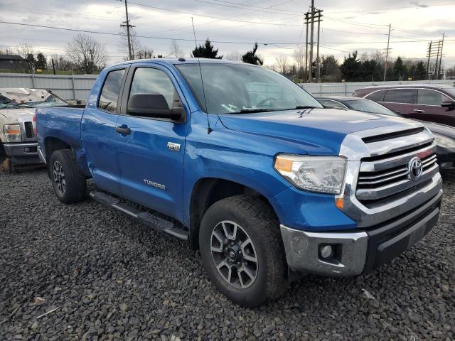 5TFUY5F13GX565657 - 2016 TOYOTA TUNDRA DOUBLE CAB SR/SR5 BLUE photo 4