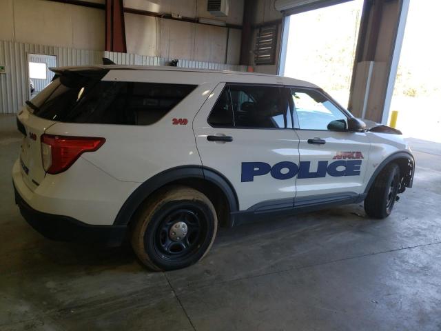 1FM5K8AB1MGB46799 - 2021 FORD EXPLORER POLICE INTERCEPTOR 白色 照片 3