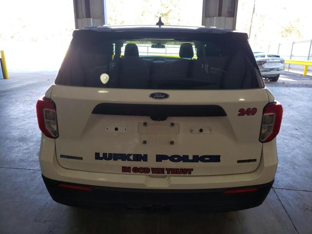 1FM5K8AB1MGB46799 - 2021 FORD EXPLORER POLICE INTERCEPTOR WHITE photo 6