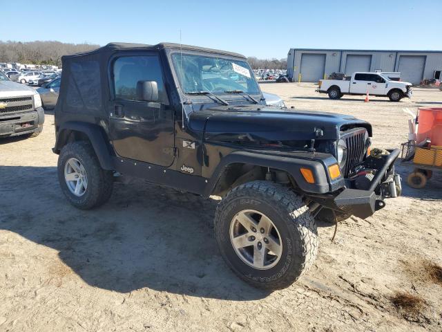 1J4FA39S16P728949 - 2006 JEEP WRANGLER X BLACK photo 4