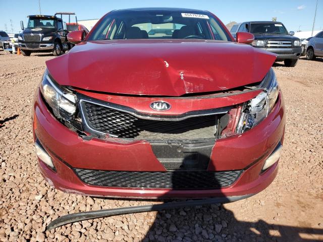 5XXGN4A76EG331142 - 2014 KIA OPTIMA EX RED photo 5