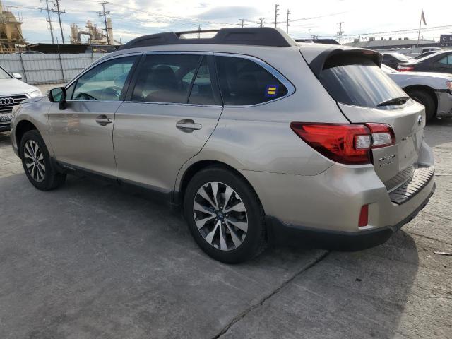 4S4BSBJC2F3285276 - 2015 SUBARU OUTBACK 2.5I LIMITED BEIGE photo 2