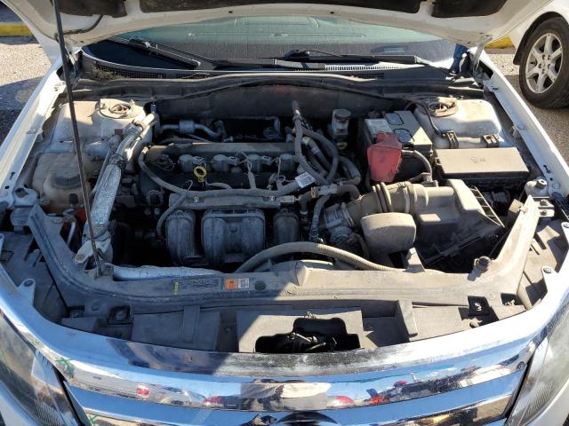 3FAHP0JA4CR321894 - 2012 FORD FUSION SEL WHITE photo 11