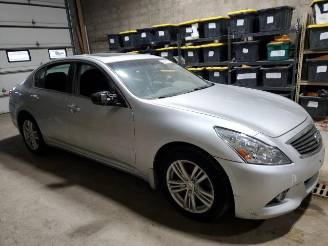 JN1CV6ARXBM401620 - 2011 INFINITI G37 SILVER photo 4