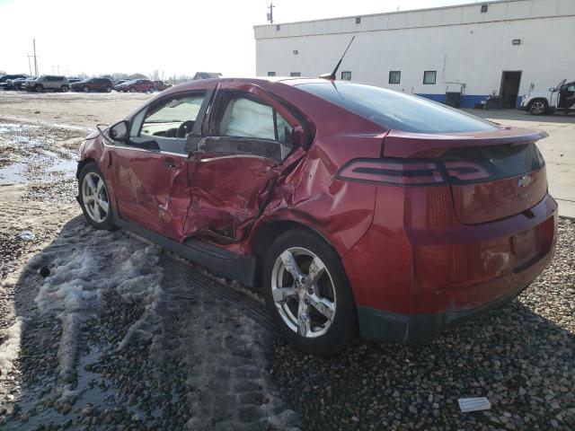 1G1RH6E41EU154191 - 2014 CHEVROLET VOLT RED photo 2