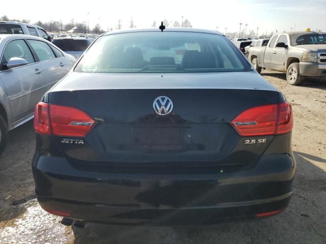 3VWDZ7AJ9BM316906 - 2011 VOLKSWAGEN JETTA SE BLACK photo 6