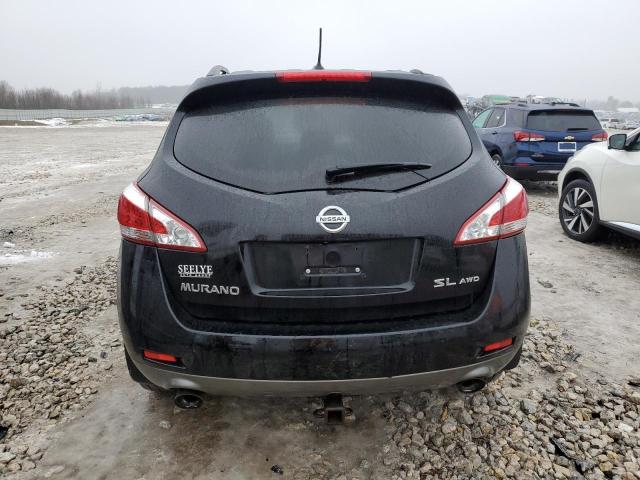 JN8AZ1MW3CW237490 - 2012 NISSAN MURANO S BLACK photo 6