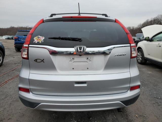 2HKRM4H7XFH658859 - 2015 HONDA CR-V EXL SILVER photo 6