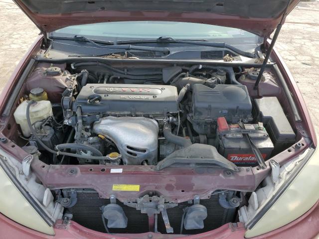 4T1BE30K55U103259 - 2005 TOYOTA CAMRY LE RED photo 11