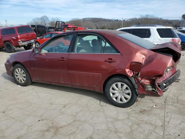 4T1BE30K55U103259 - 2005 TOYOTA CAMRY LE RED photo 2